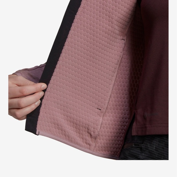 ADIDAS Techrock Flooce Wind Hooded Jacket - Women's - Picture 6 of 7